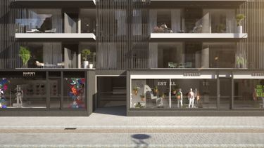 Newly built commercial space for sale in Koksijde