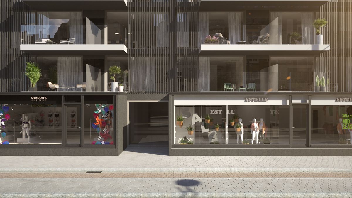 Newly built commercial space for sale in Koksijde
