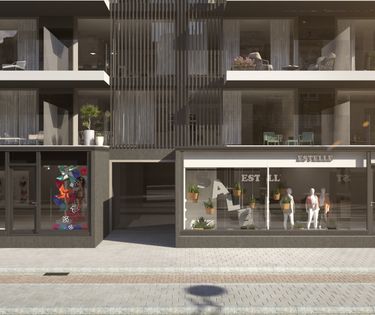 Newly built commercial space for sale in Koksijde