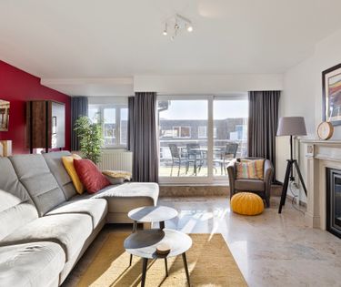 Lichtrijk duplex appartement te koop in Blankenberge