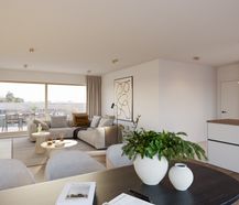 Nieuwbouw penthouse met 2 slaapkamers te Brugge