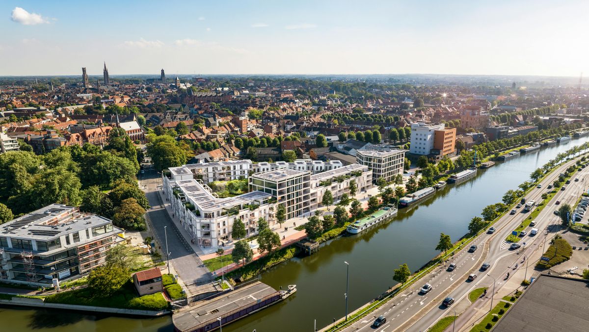 NIeuwbouw 1 slaapkamer appartement te Brugge