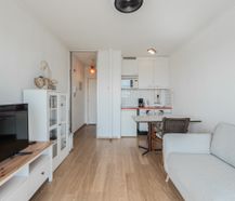 Zonnige studio met terras en magnifiek zicht op de duinen