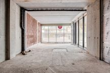 New construction of the hull commercial space in Oostduinkerke