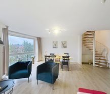 Instapklaar duplex appartement met 3 slaapkamers te huur in Brugge