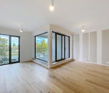 Lichtrijk 1 slaapkamer appartement te huur in nIeuwbouwproject Kolenkaai te Brugge