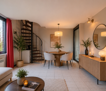 Bright one bedroom apartment with sleeping corner