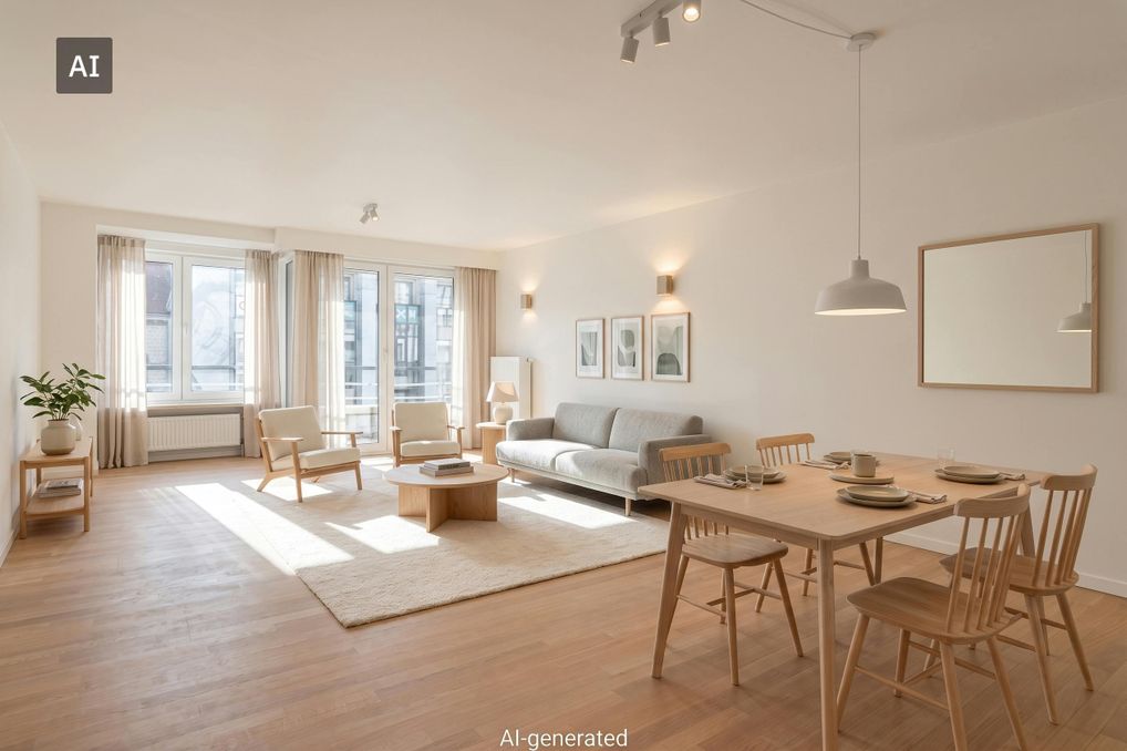 Appartement (97m²) te koop aan de Grote Markt in Kortrijk.