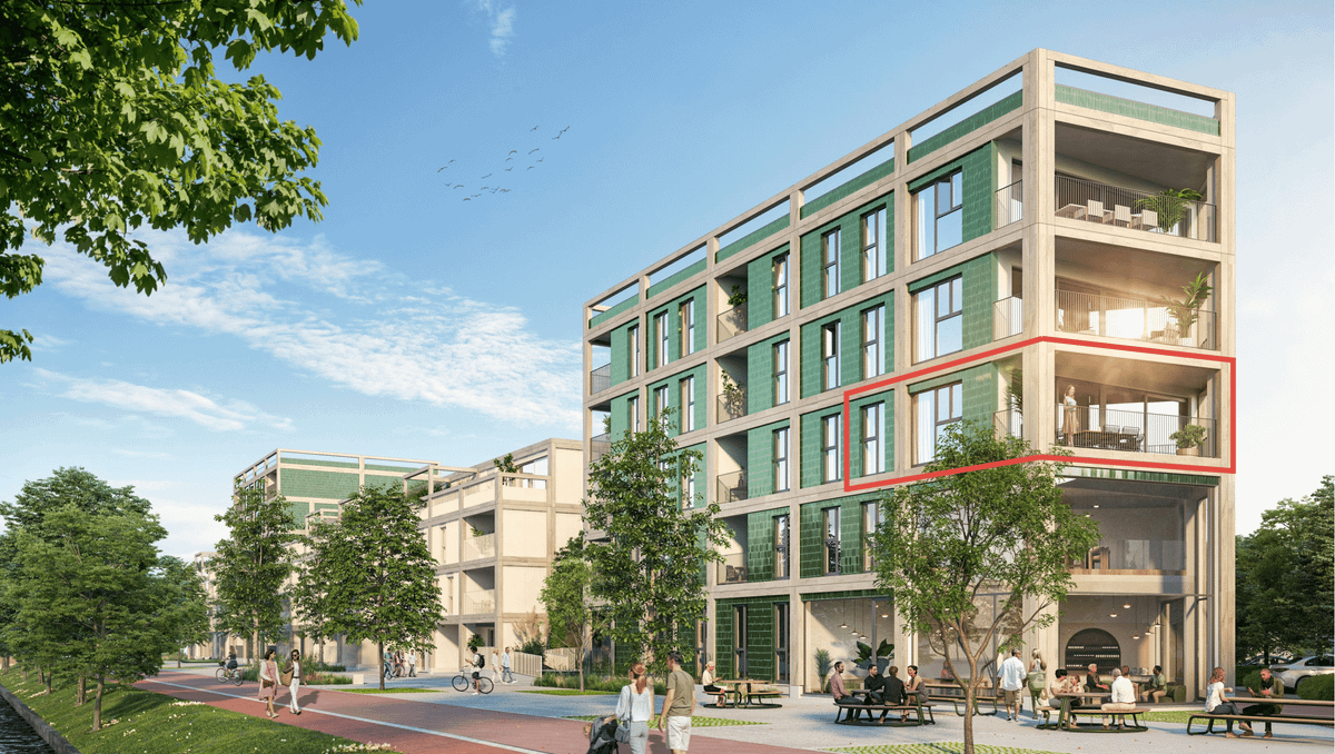 Nieuwbouw appartement met uitzonderlijk uitzicht te Brugge