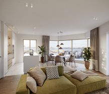 Nieuwbouw appartement met uitzonderlijk uitzicht te Brugge