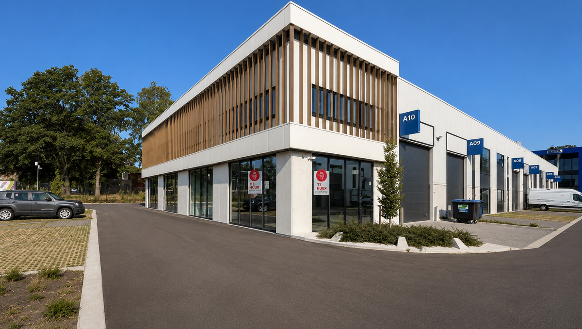 Unité PME avec bureau et entrepôt au Woudpark Genk