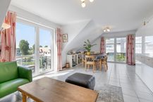 Appartement met 2 slaapkamers en garage te Sint-Idesbald