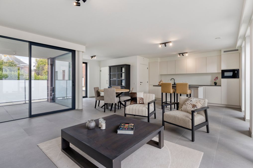 Kwalitatief en ruim nieuwbouwappartement (110m²) in Beselare 