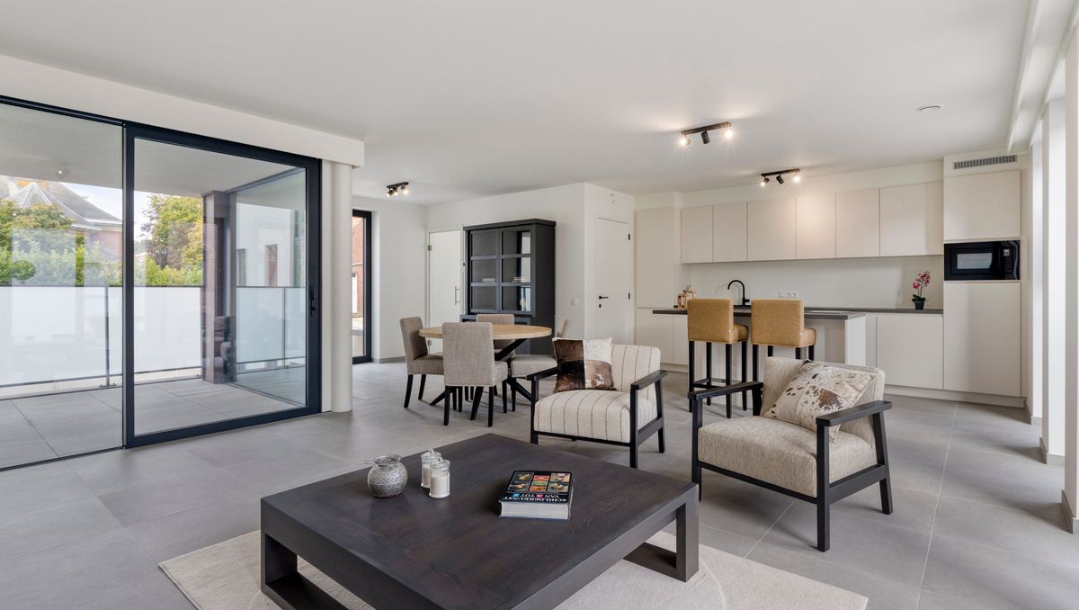 Kwalitatief en ruim nieuwbouwappartement (110m²) in Beselare