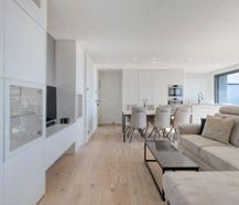 Ready to move in apartment on the 8th floor with spacious terrace and open views