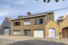 Solide huis met 4 slaapkamers, tuin, garage en kapel te koop