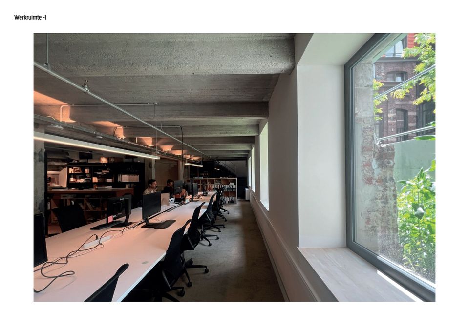 Brussel : Kantoor of Co-working dicht bij Tour&Taxis 