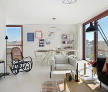 Dakappartement met 2 slaapkamers, garage en dubbel terras te Roeselare.