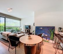Spacious apartment with 40 m² terrace for rent on the canal