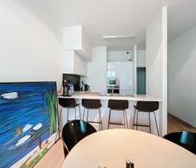 Spacious apartment with 40 m² terrace for rent on the canal