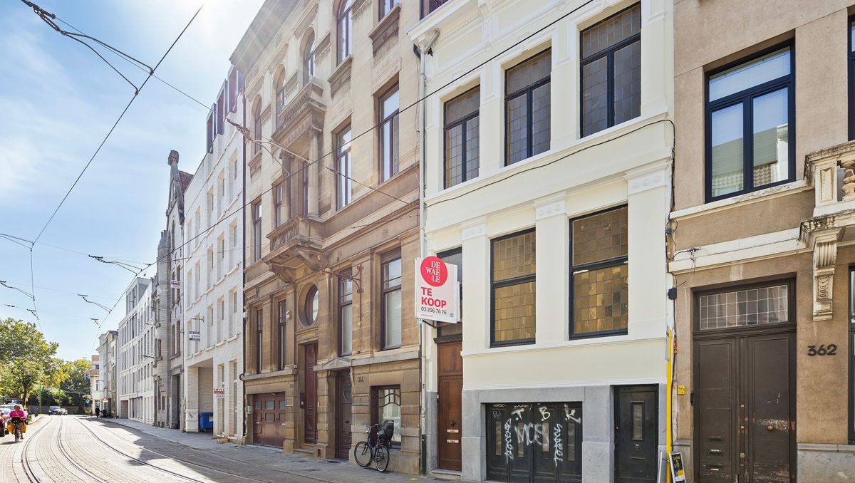 Charmant herenhuis te koop aan het Groen Kwartier in Antwerpen