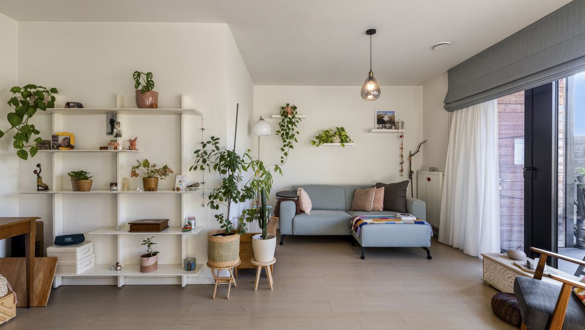 Lichtrijk appartement met één slaapkamer en zonnige stadstuin