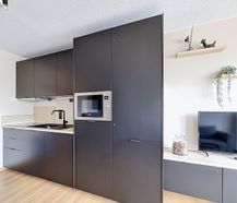 Studio met zeezicht en staanplaats te huur in De Panne
