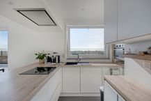 Luxueus dakappartement met ruim terras in Merksem.