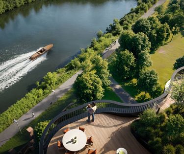 Exclusief wonen aan de Leie met uitzonderlijk terras (92m²)!