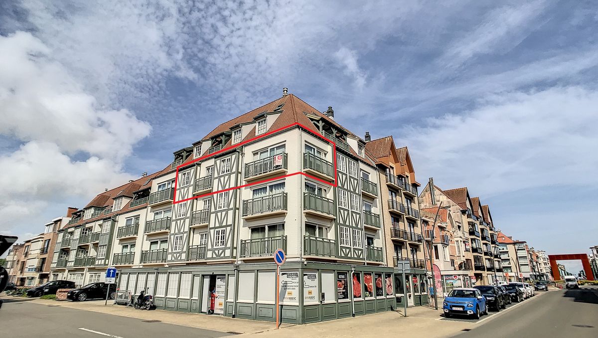Appartement met 2 slaapkamers te huur in Koksijde