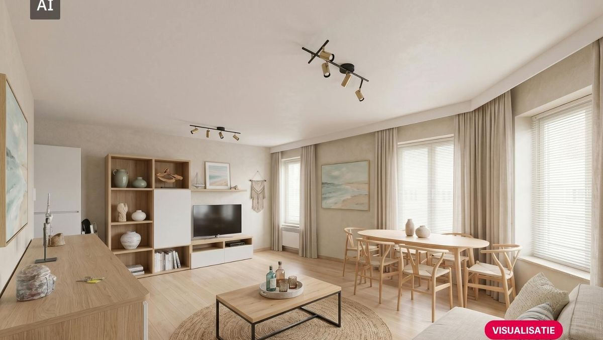 Studio meublé avec coin couchage à vendre à Blankenberge